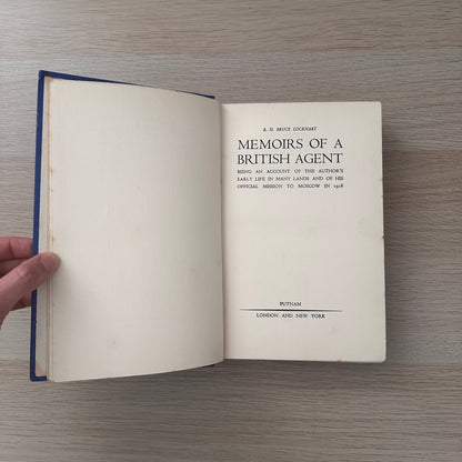 Memoirs of a British Agent | 1932 | R.H.Bruce Lockhart