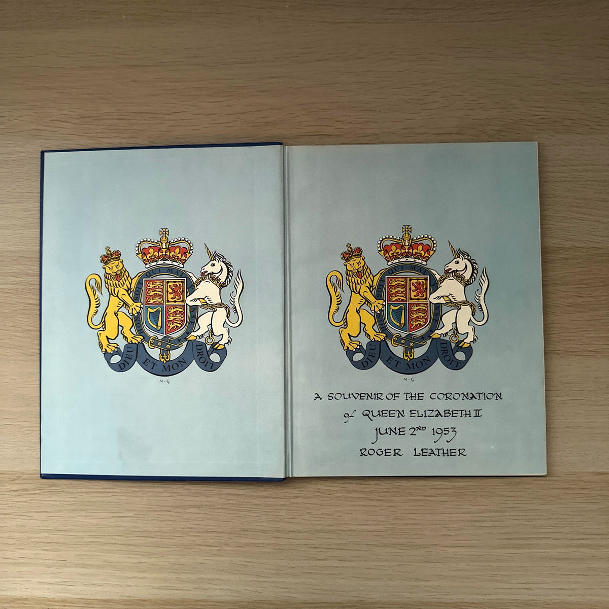 A Souvenir of the Coronation of Queen Elizabeth II | 1953 | Roger Leather