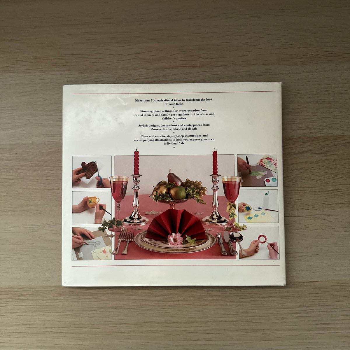 The Step by Step Art of Table Decorating | 1993 | Hardcover | Jane McDonell