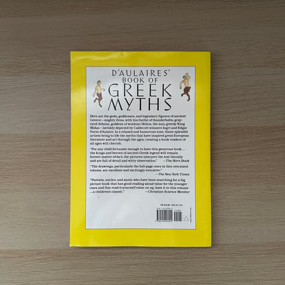 D'Aulaires' Book of Greek Myths | Paperback | 2003 | Edgar Parin & Ingri d'Aulaire
