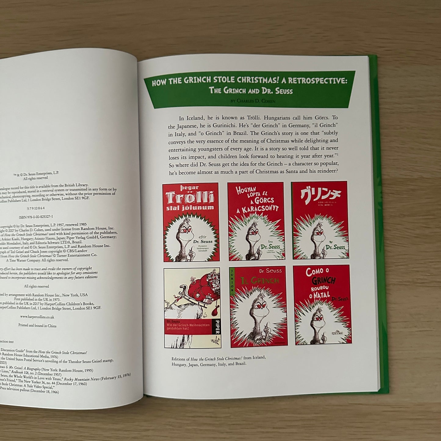 How the Grinch Stole Christmas | 60th Anniversary Edition | 2007 | Slipcase | Dr. Seuss