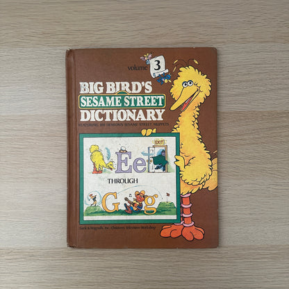 Big Bird's Sesame Street Dictionary, Volume 3: E through G | 1981 | Linda Hayward | Funk & Wagnalls