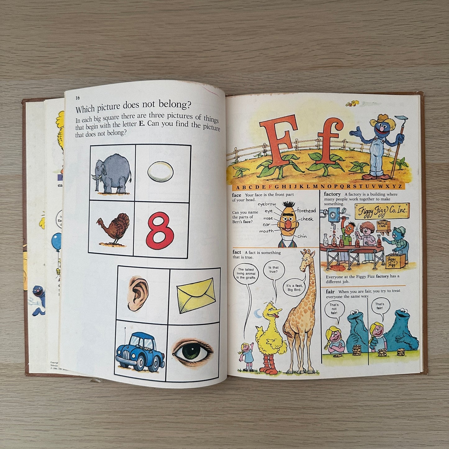 Big Bird's Sesame Street Dictionary, Volume 3: E through G | 1981 | Linda Hayward | Funk & Wagnalls