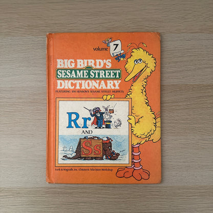 Big Bird's Sesame Street Dictionary, Volume 7: R and S | 1981 | Linda Hayward | Funk & Wagnalls
