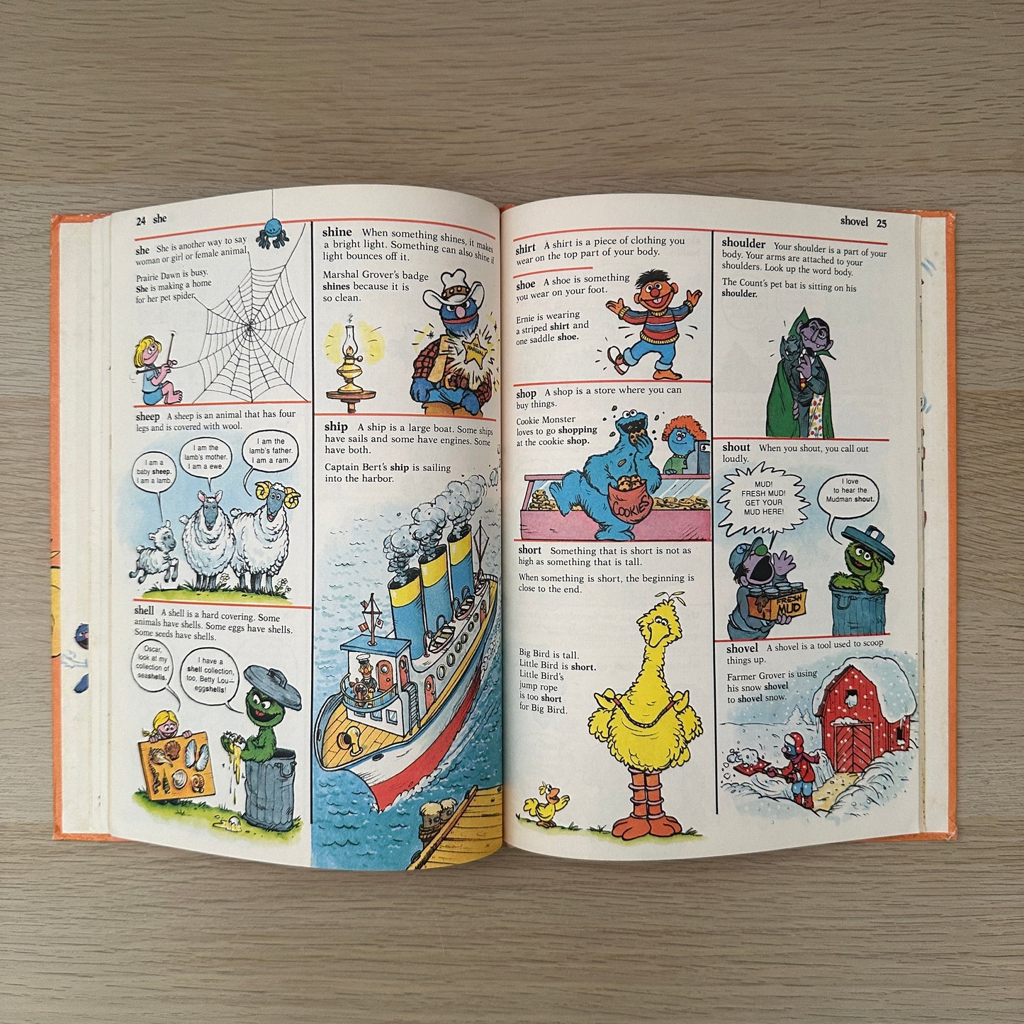 Big Bird's Sesame Street Dictionary, Volume 7: R and S | 1981 | Linda Hayward | Funk & Wagnalls