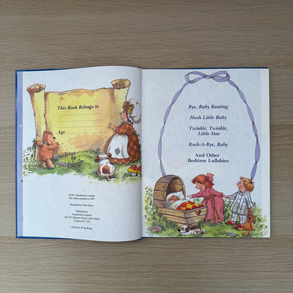 A Treasury of Well Loved Bedtime Lullabies | Hardcover | 1997 | Pam Storey