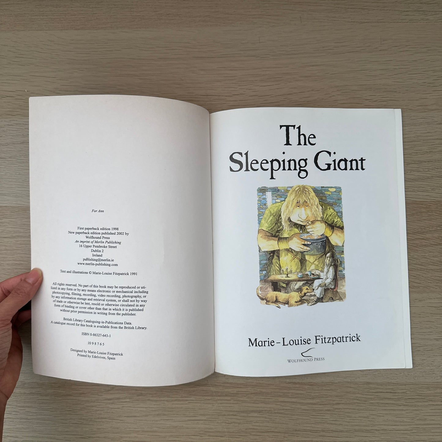 The Sleeping Giant | 2002 | Paperback | Marie-Louise Fitzpatrick