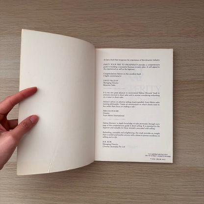 Party Your Way to Prosperity | Helene A. Buveris