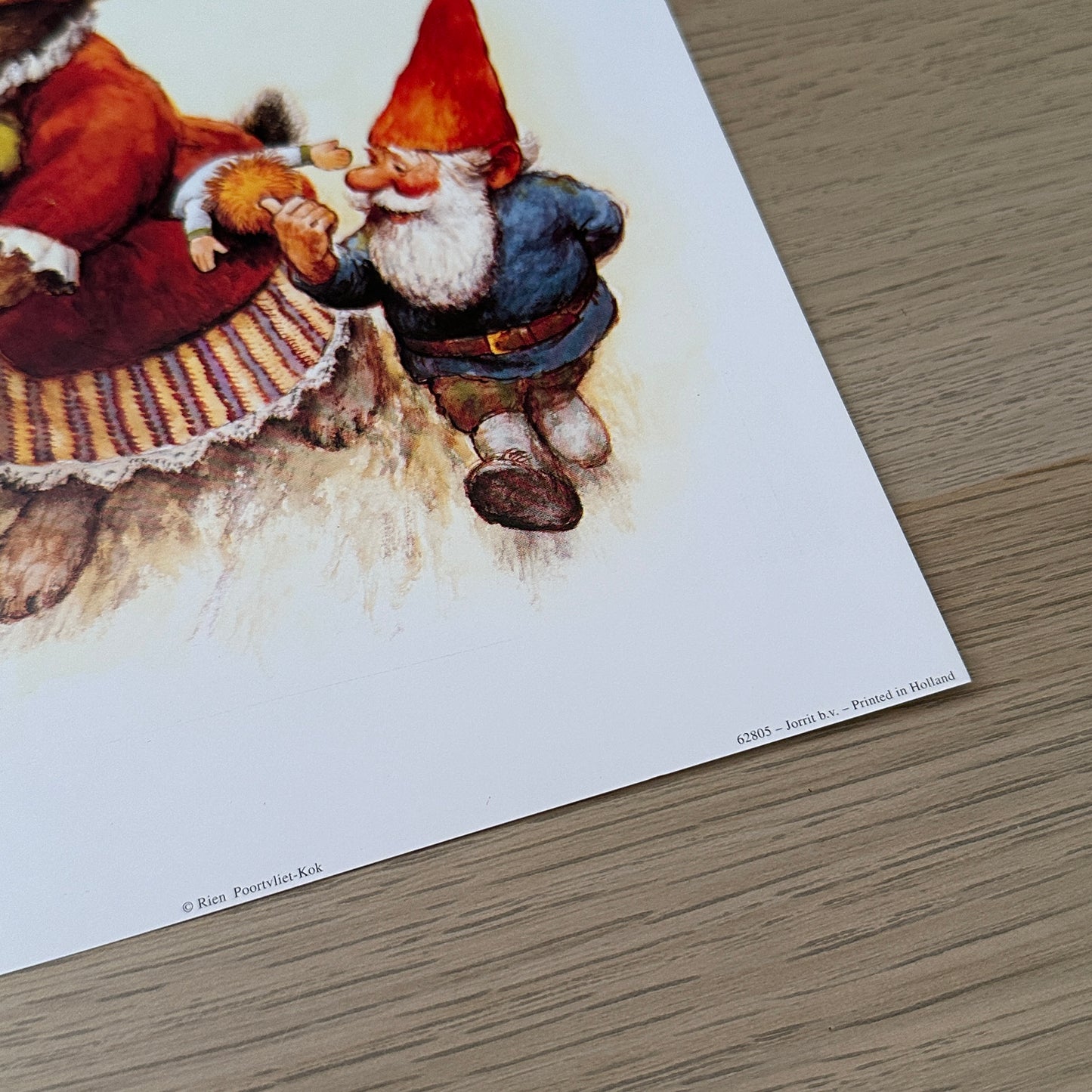 Rien Poortvliet #2 | Gnome & Rabbit | 1980s | Art Print