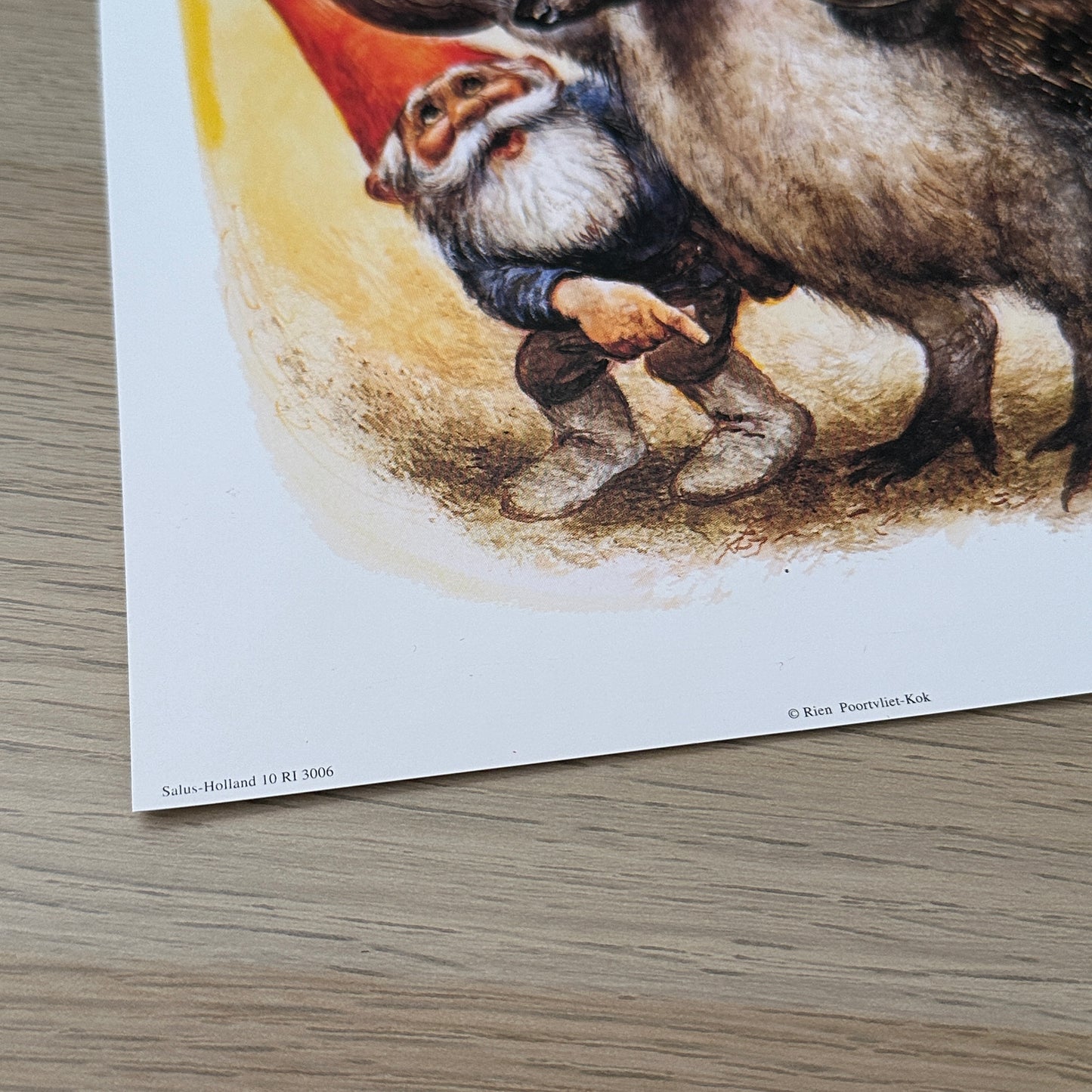 Rien Poortvliet #5 | Gnome & Porcupine | 1980s | Art Print