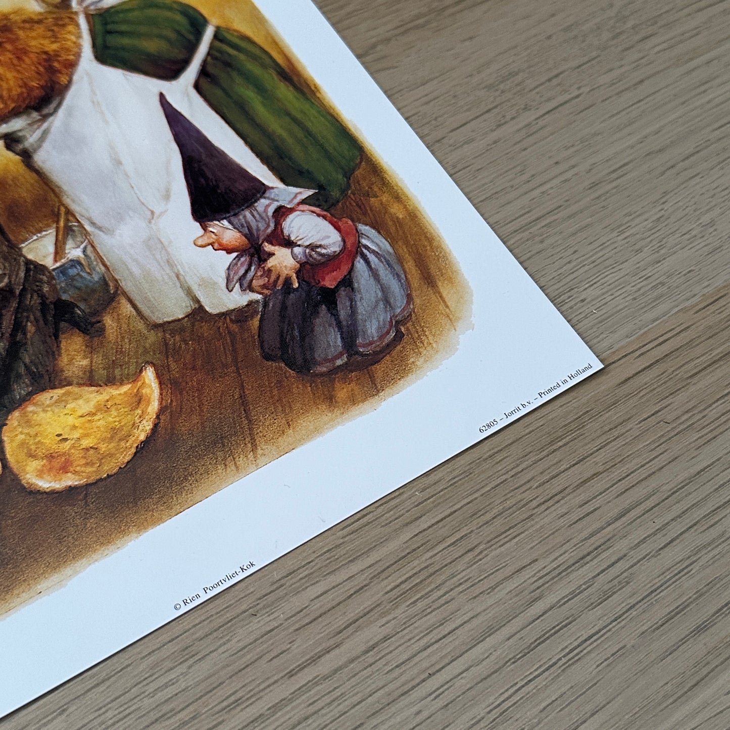 Rien Poortvliet #8 | Gnome & Rabbit | 1980s | Art Print