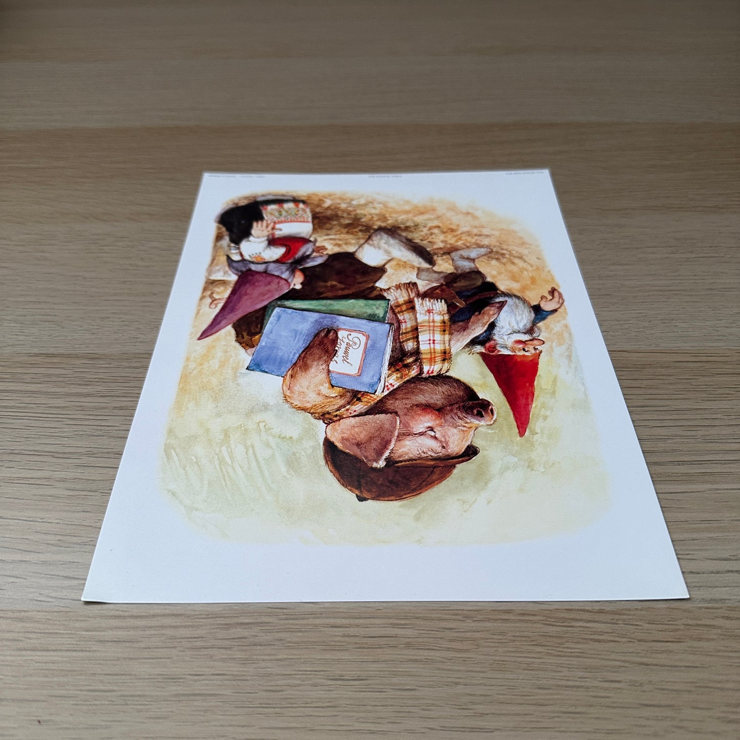 Rien Poortvliet #9 | Gnomes & Mr Pig | 1980s | Art Print