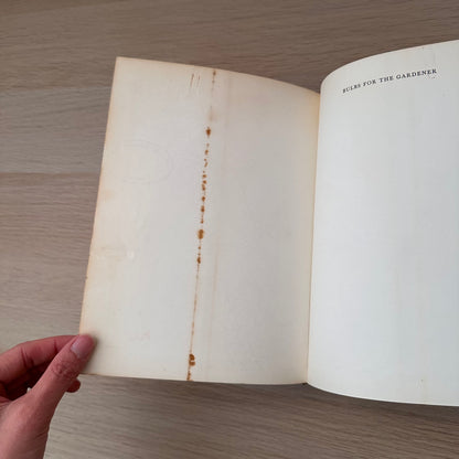 Bulbs from the Gardener | 1968 | Hardcover | Sima Eliovson | Ex-Library
