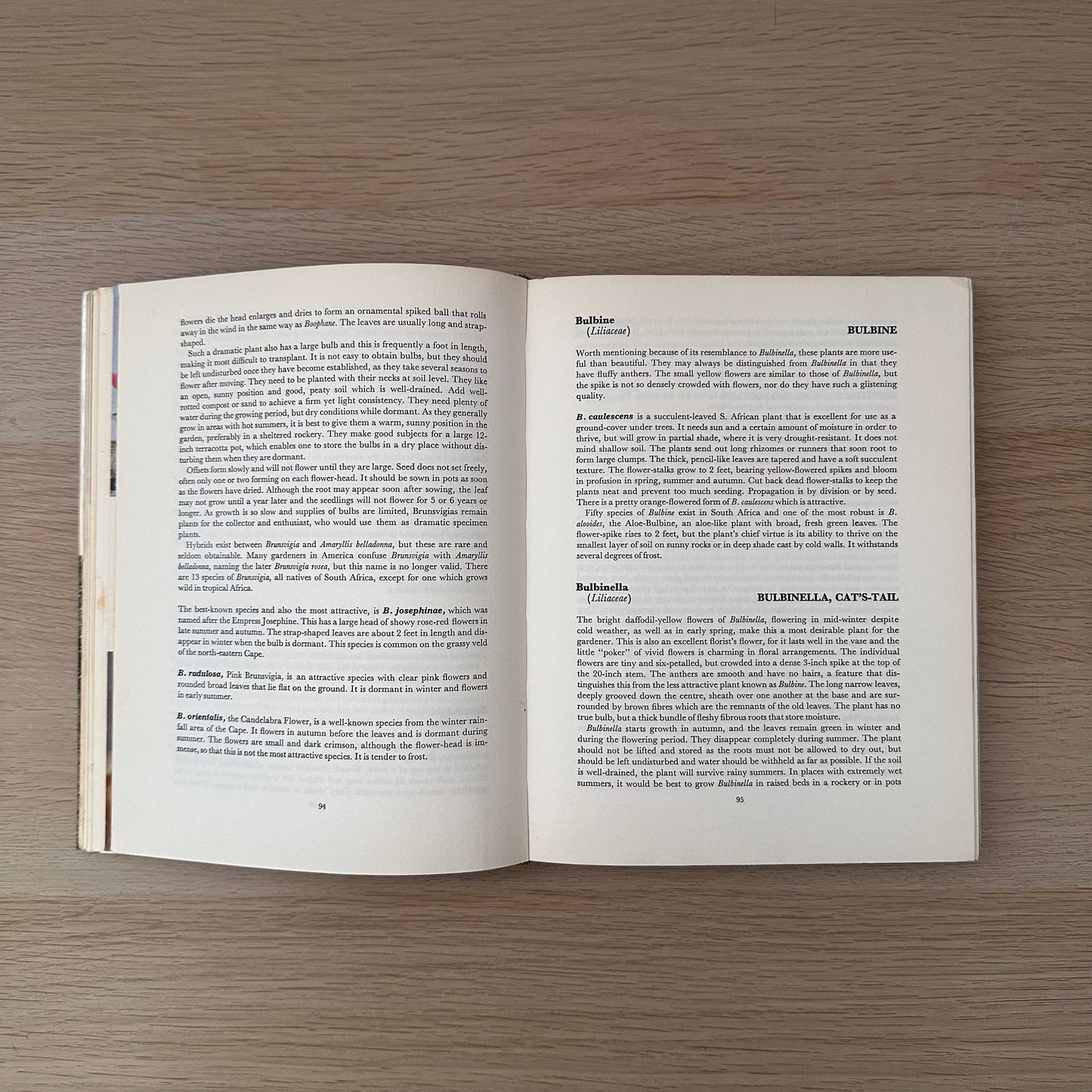 Bulbs from the Gardener | 1968 | Hardcover | Sima Eliovson | Ex-Library