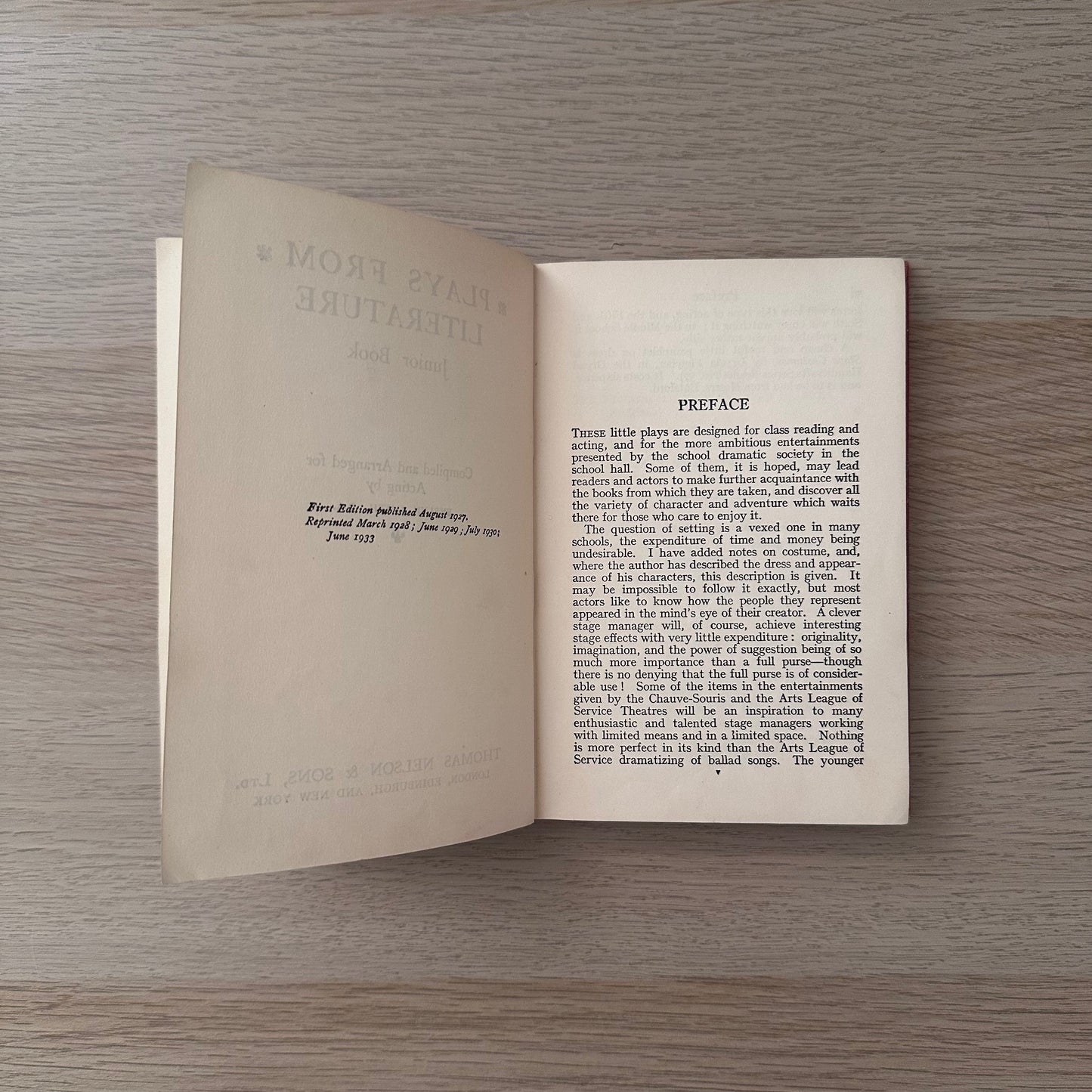 Plays from Literature | 1930 | Evelyn Smith