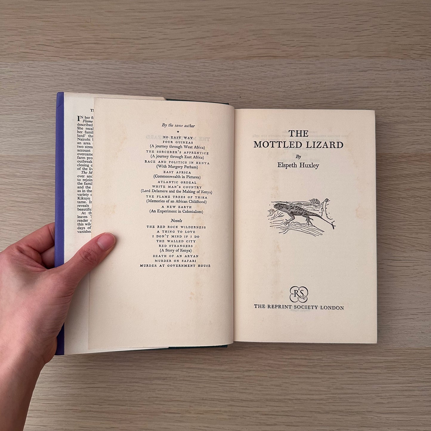 The Mottled Lizard | 1964 | Elspeth Huxley