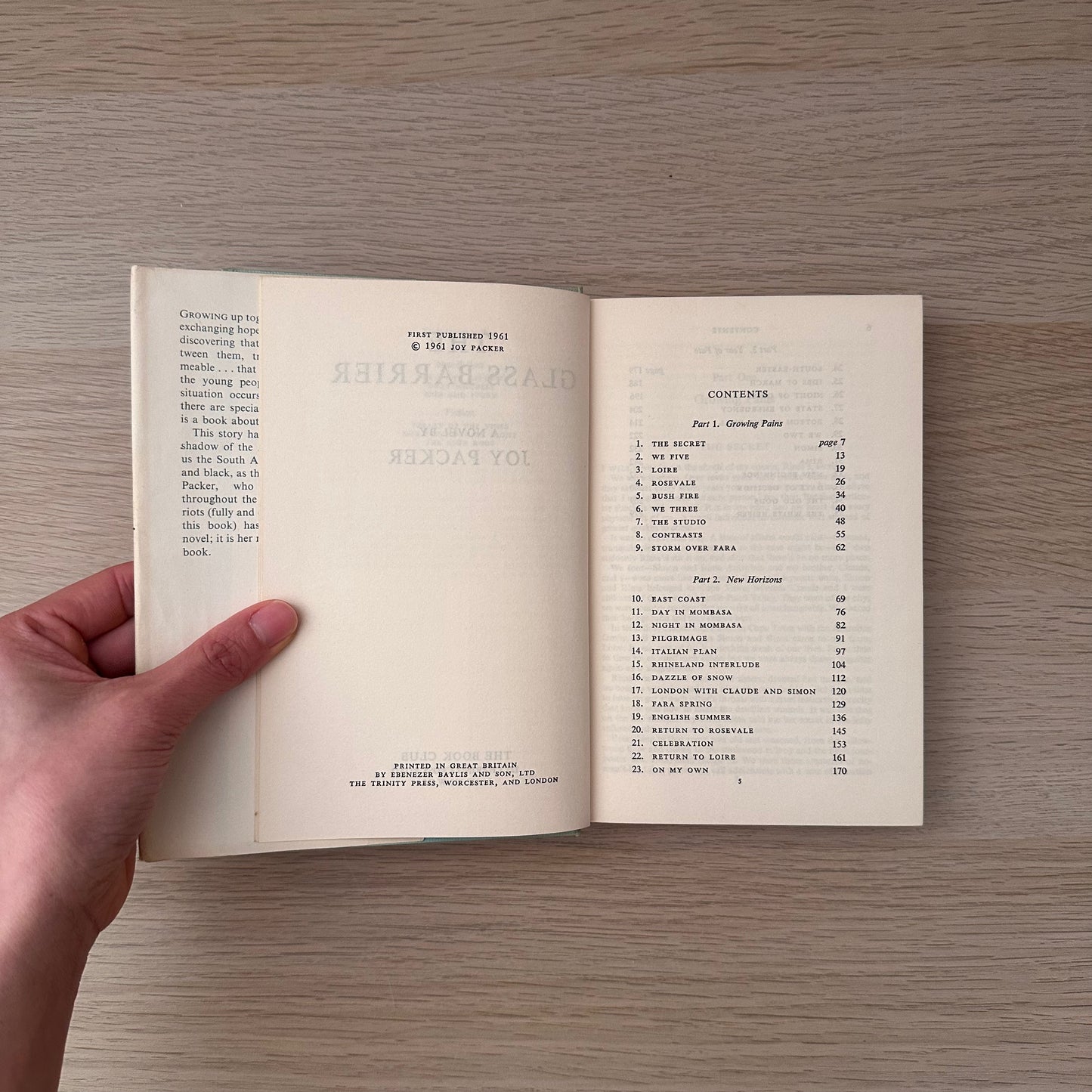 The Glass Barrier | 1961 | Joy Packer