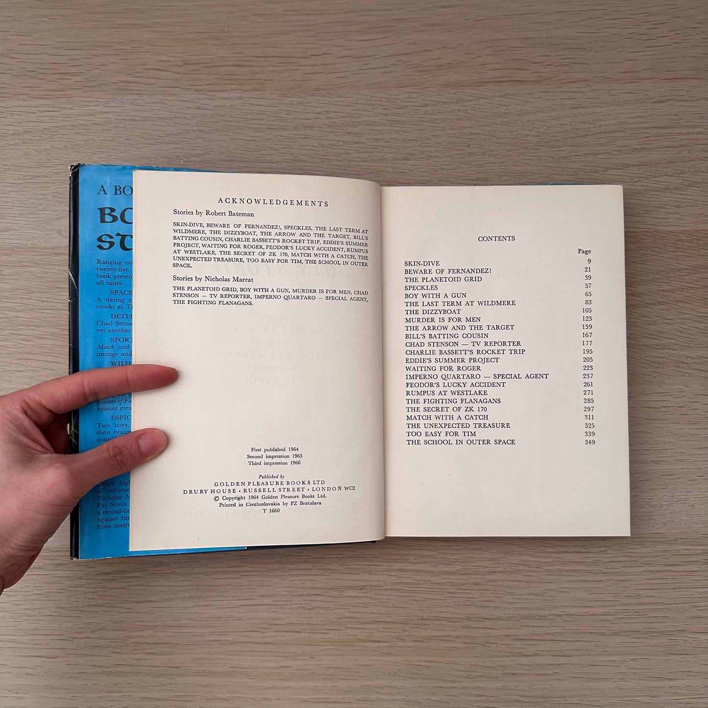 A Book of Boys' Stories | 1968 | Robert Bateman & Pat Nevin