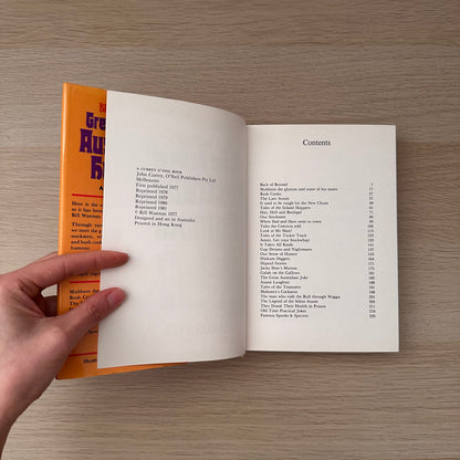 Bill Wanna's Great Book of Australian Humour | 1981 | Bill Wanna