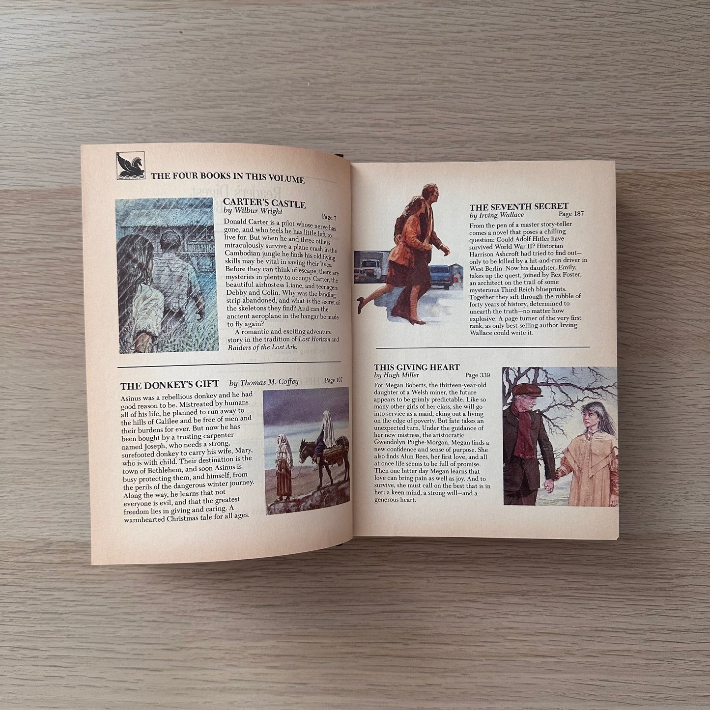 Readers Digest Condensed Books | 1986 | Hardcover | Geraldine Harris, Beryl McEwan, Irving Wallace, Liz Gilmore