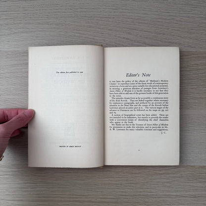 Selections from Seven Pillars of Wisdom | 1940 | T.E. Lawrence