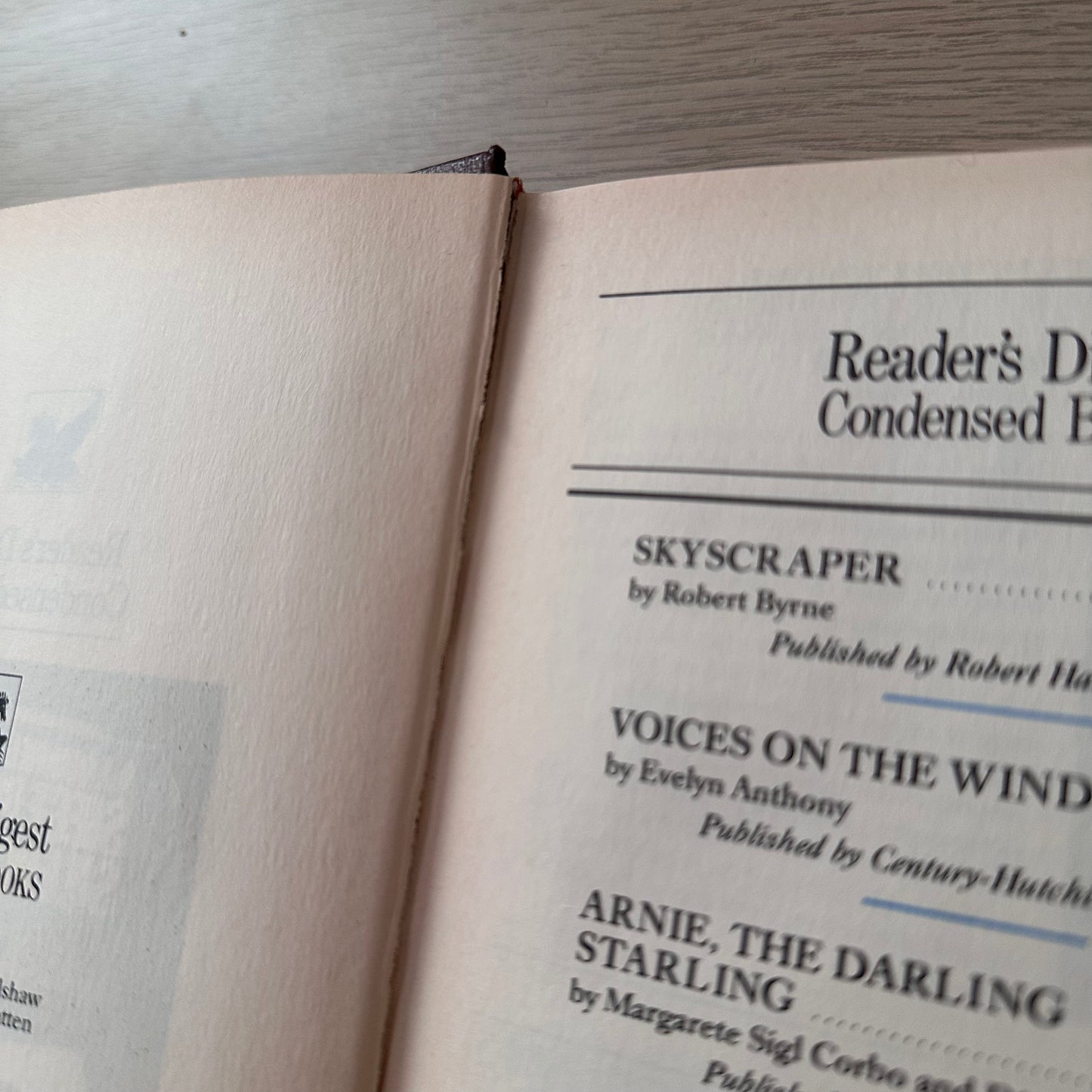 Readers Digest Condensed Books | 1987 | Hardcover | Keith Robertson, Lucia St. Clair Robson, Josephine Feeney, Natasha Barber