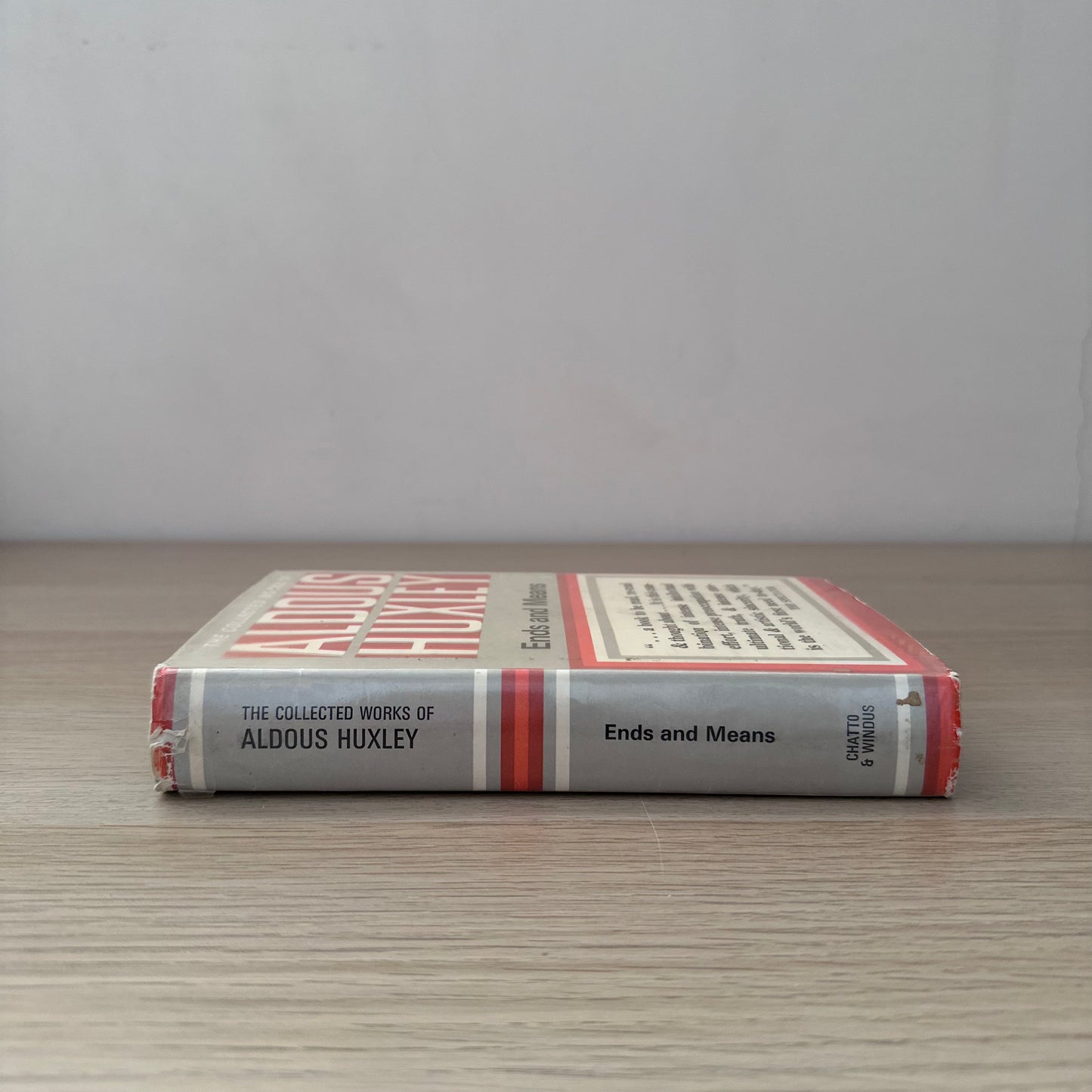 The Collected Works of Aldous Huxley | Ends and Means | 1980 | Ex-Library