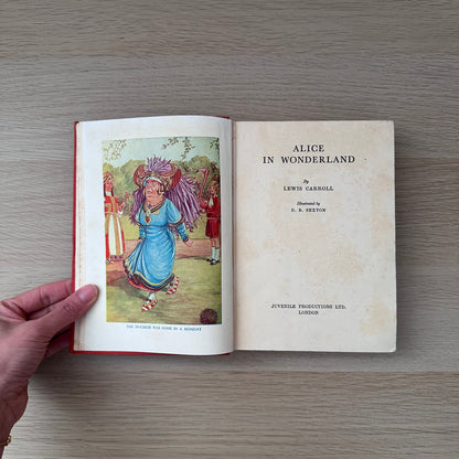 Alice and Wonderland | Illustrated by D.R. Sexton | Juvenile Productions | Lewis Caroll