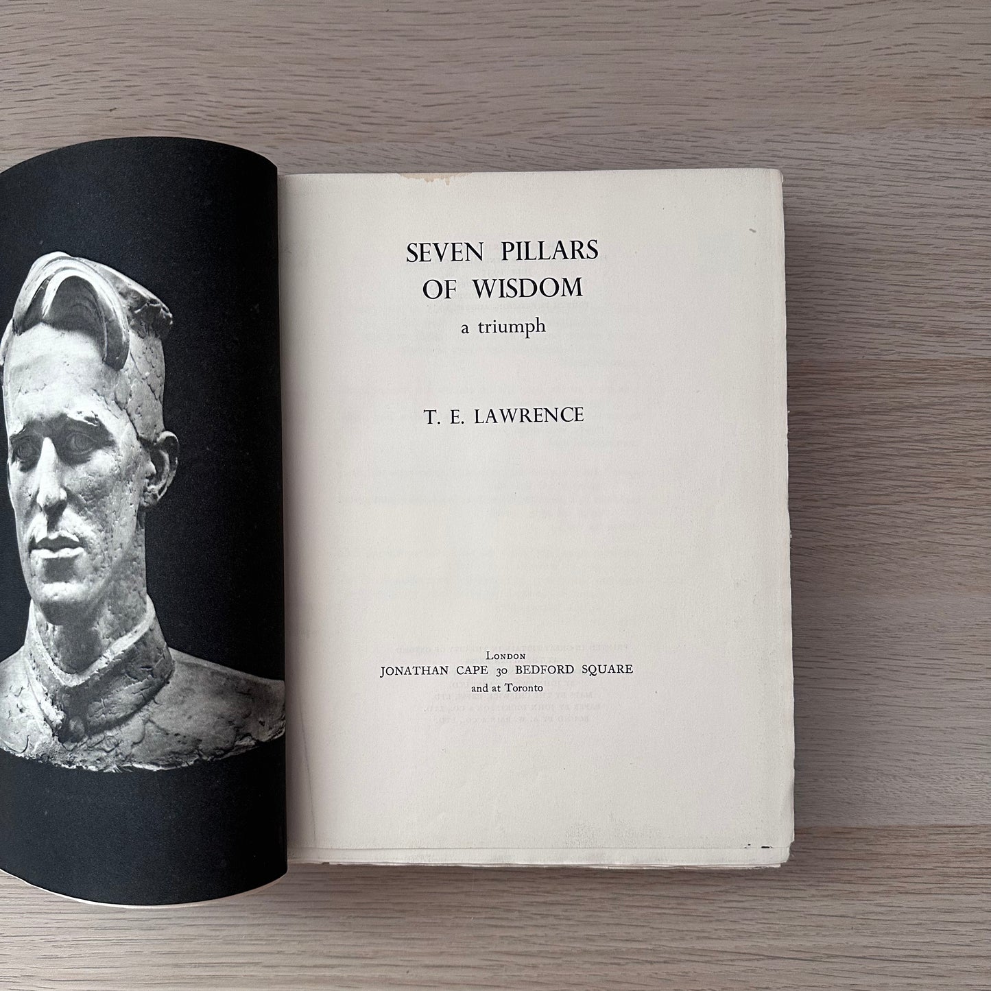 The Seven Pillars of Wisdom | 1935 | 1st Edition | 4th Impression | T.E. Lawrence