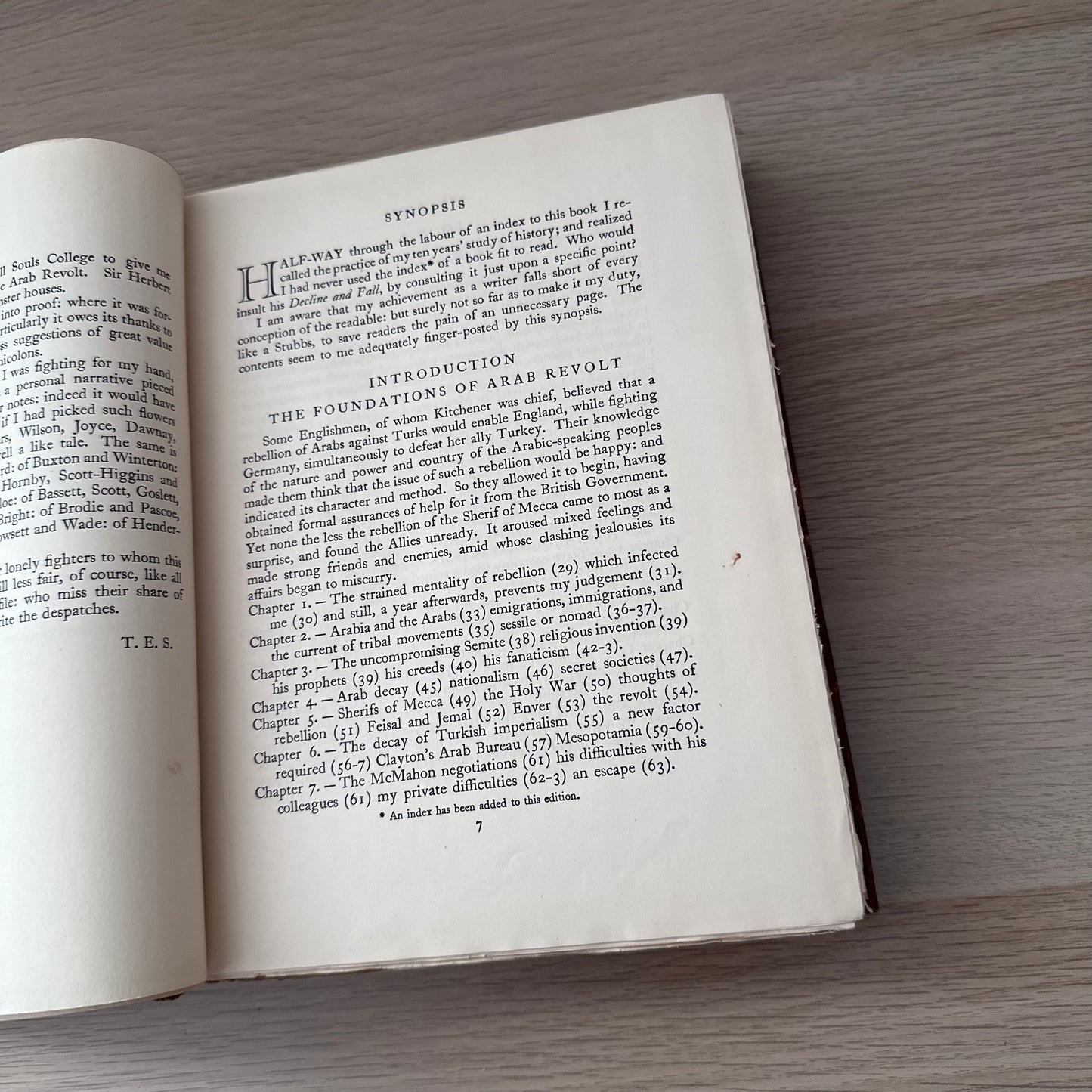 The Seven Pillars of Wisdom | 1935 | 1st Edition | 4th Impression | T.E. Lawrence