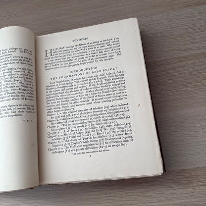 The Seven Pillars of Wisdom | 1935 | 1st Edition | 4th Impression | T.E. Lawrence