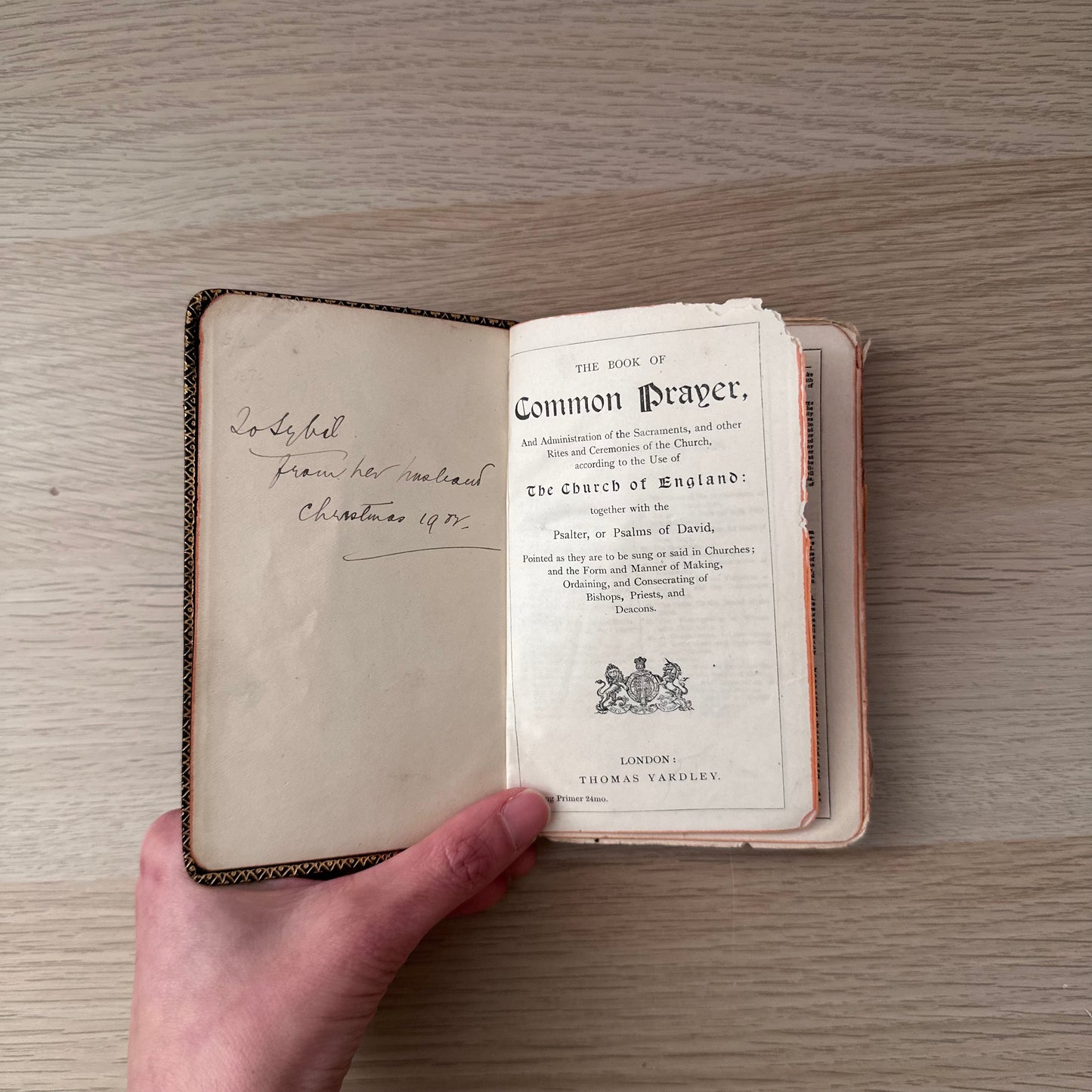 Common Prayer | Administration of the Sacraments | London and Glasgow | Dated 1902
