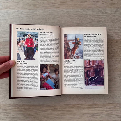 Readers Digest Condensed Books | 1989 | Dick Francis | Dominique Lapierre | Tom Keene | Catherine M. Rae