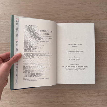 Readers Digest | Today's Best NonFiction | 1990 | Tom Rose | Peter Z. Malkin & Harry Stein | Samuel G. Freedman | Joseph Salerno & Stephen J. Rivele