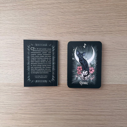 The Witch’s Familiar Runic Oracle | Athene Noctua | Pocket Sized