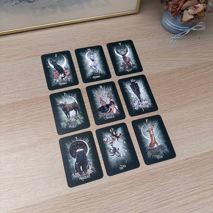 The Witch’s Familiar Runic Oracle | Athene Noctua | Pocket Sized