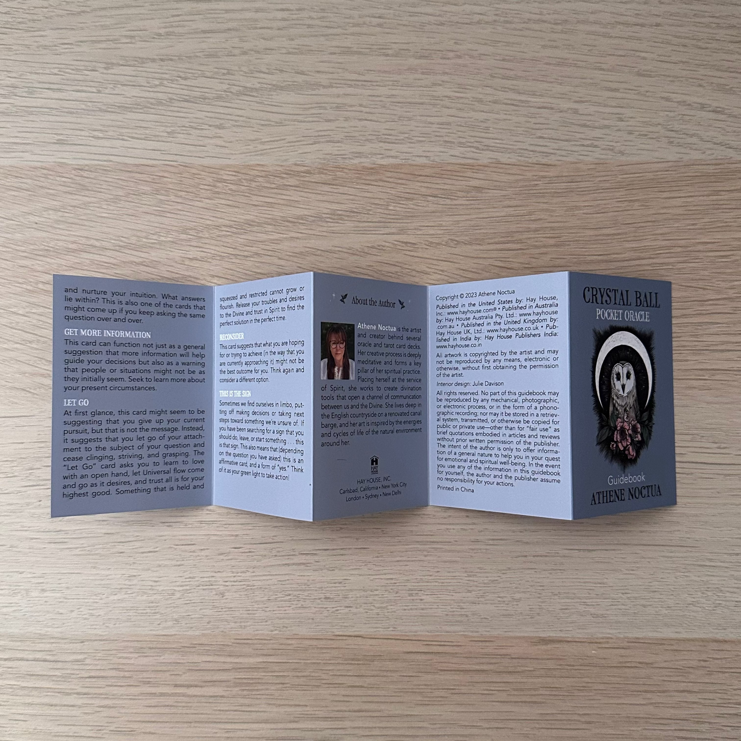 Crystal Ball Pocket Oracle | Athene Noctua | Pocket Sized