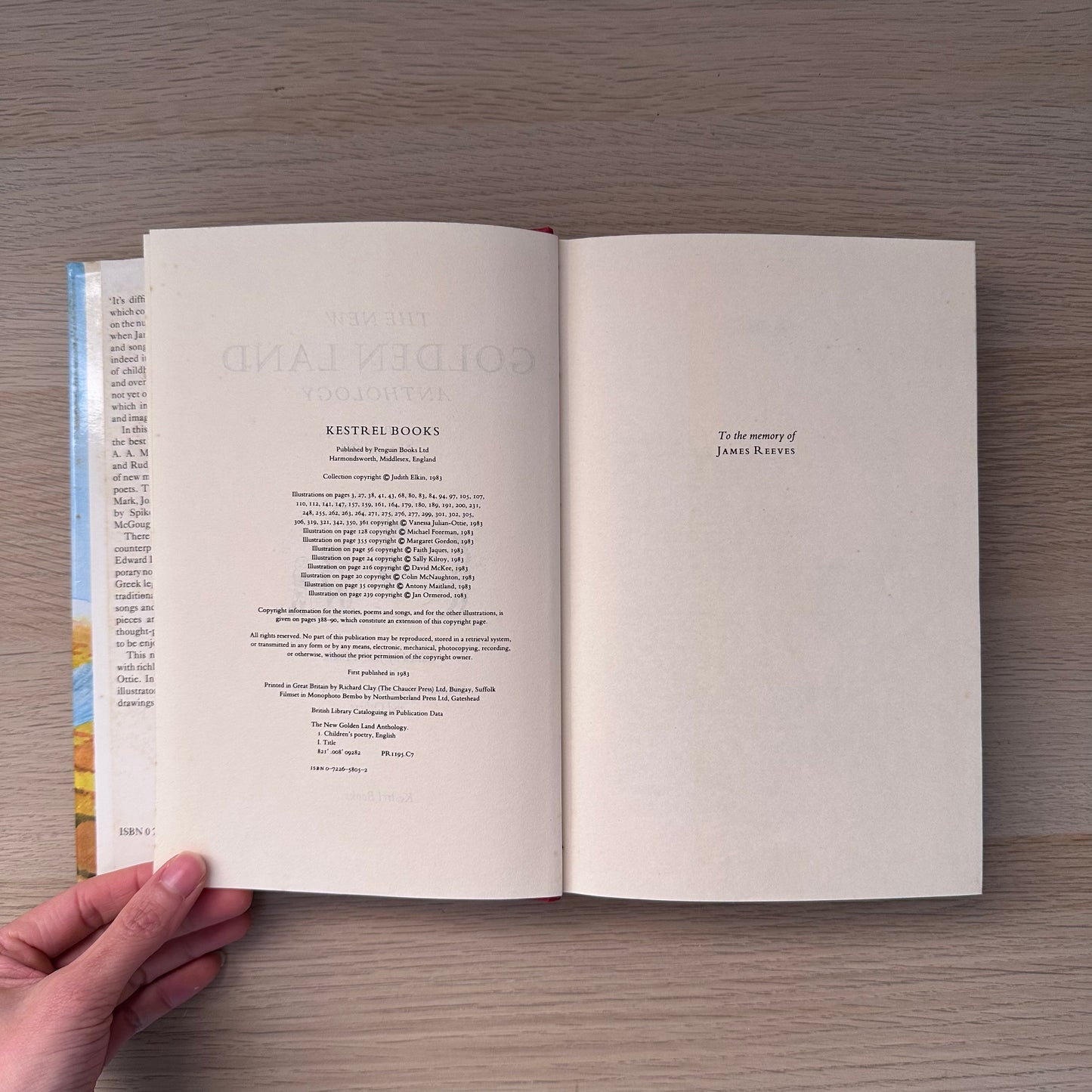 The New Golden Land Anthology | 1983 | Edited by Judith Elkin
