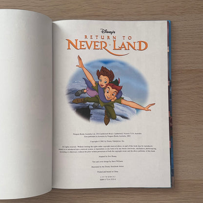 Disney | Ladybird | Classic Storybook | 2002 | Return to Neverland