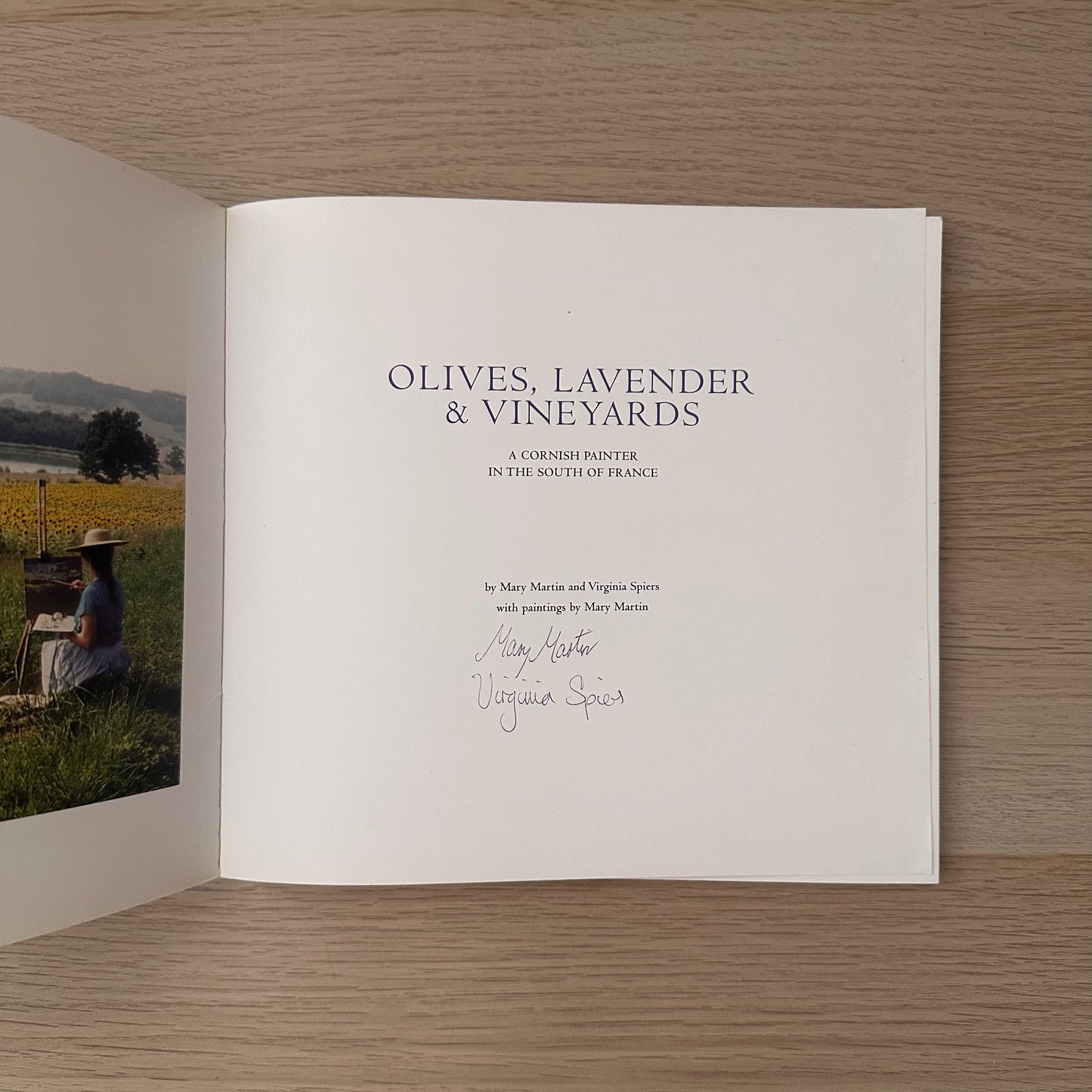 Olives, Lavender & Vineyards | 2002 | Mary Martin & Virginia Spiers | Signed Copy