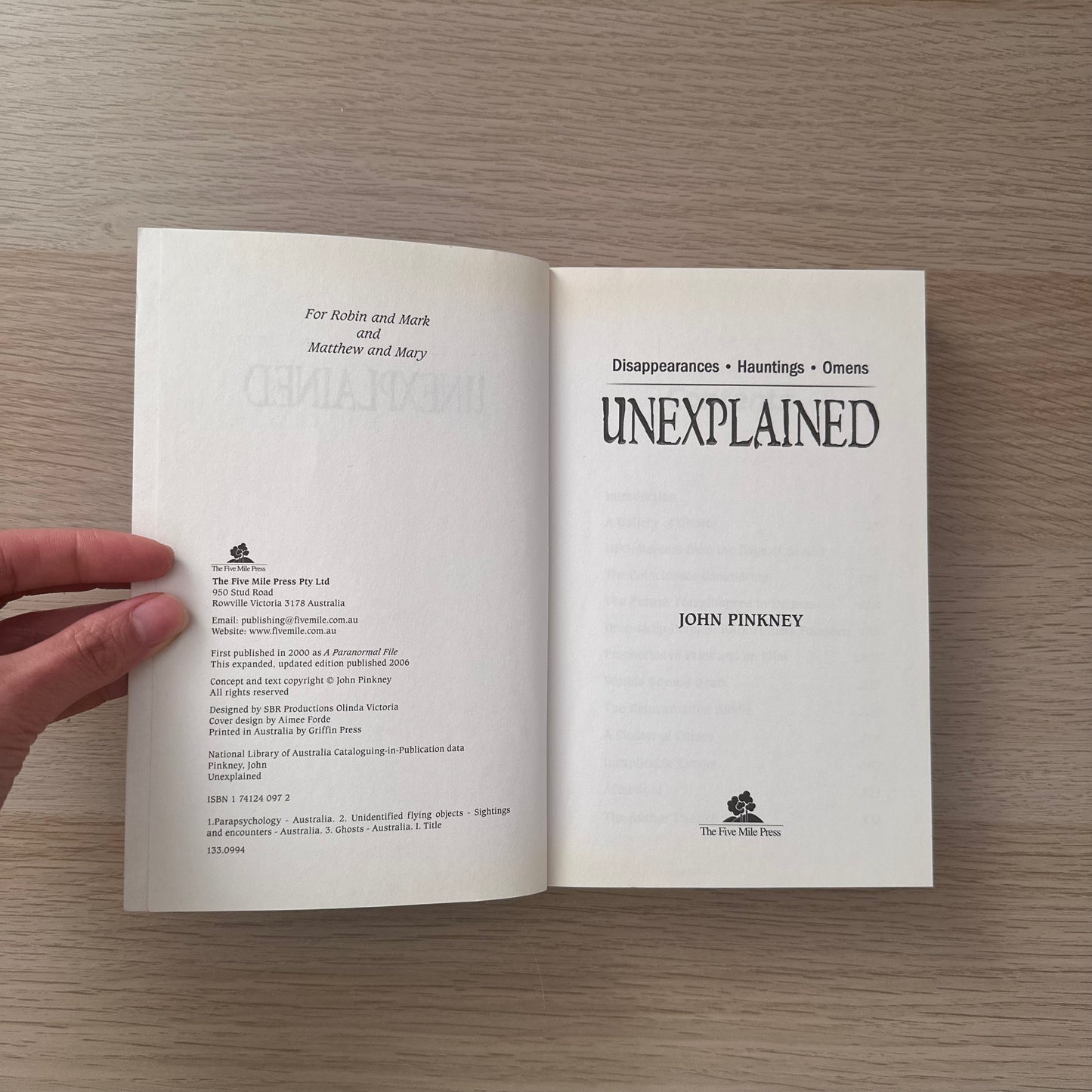 Unexplained | John Pinkney